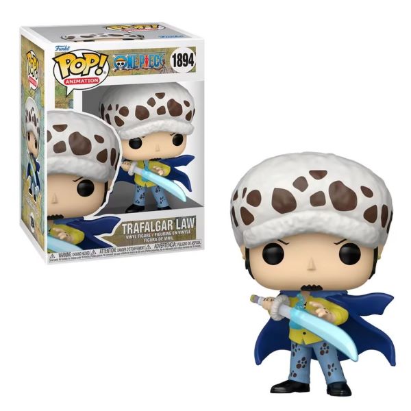 FUNKO POP ONE PIECE Trafalgar Law Blue Anesthesia 1894 In box (11x16cm) …x6…X36